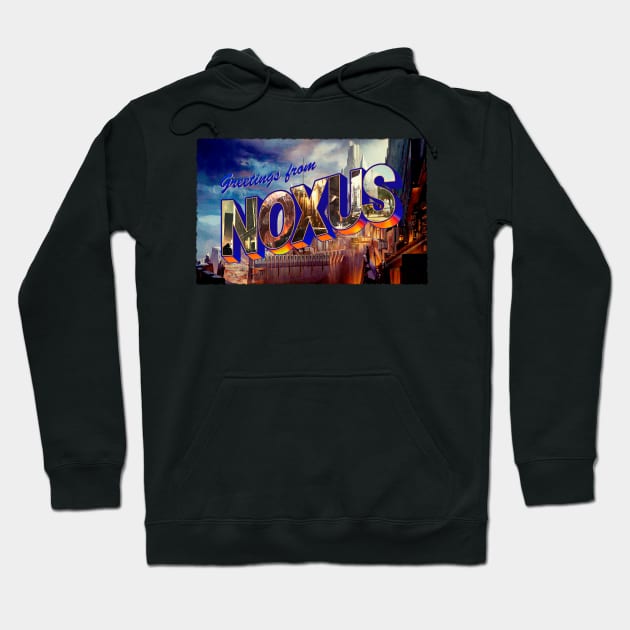 Greetings from Noxus vintage Hoodie by Scrapyardigan